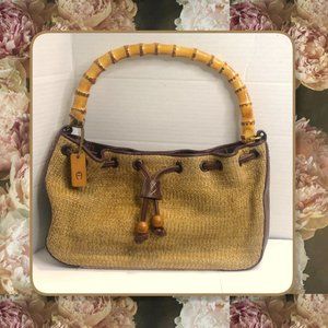 ETIENNE AIGNER Bamboo Handle Bag